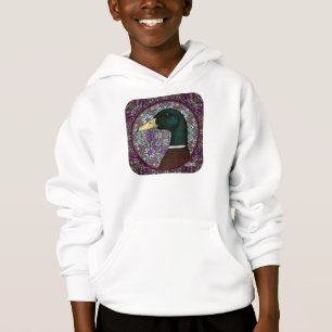 Mallard Drake Mosaic Circle Hoodie
