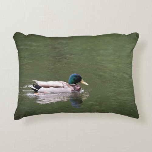 Mallard Duck 2 Accent Pillow