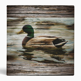Mallard Duck 3 Ring Binder