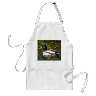 Mallard Duck Artistic Portrait Adult Apron