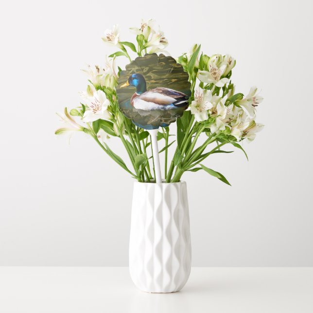 Mallard Duck Artistic Portrait Balloon (Vase)