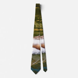 Mallard Duck Artistic Portrait Neck Tie