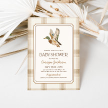 Mallard Duck Baby Shower