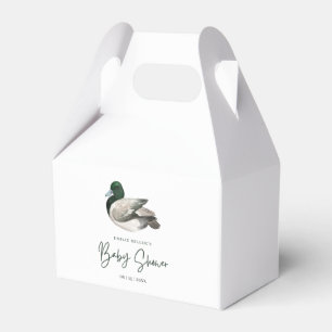 Mallard Duck Baby Shower Party Gender Neutral Baby Favor Boxes