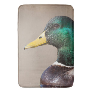Mallard duck bath mat