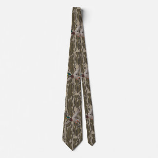 Mallard Duck Bottom lands Camo Hunting Season Neck Tie