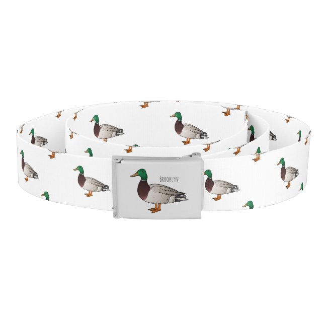 Mallard duck cartoon illustration  belt (Coil)