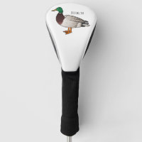 Mallard duck cartoon illustration