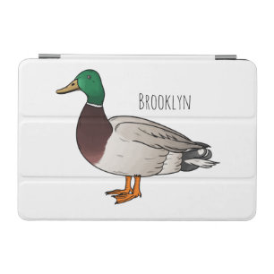 Mallard duck cartoon illustration iPad mini cover