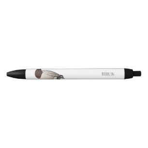Mallard duck cartoon illustration pen