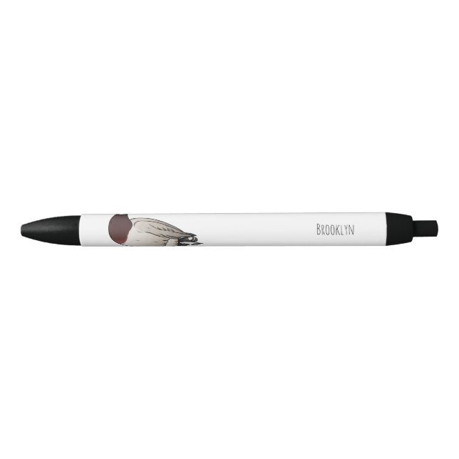 Mallard duck cartoon illustration pen (Front)