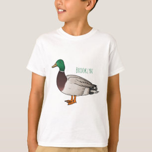 Mallard duck cartoon illustration T-Shirt
