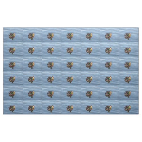 Mallard Duck Couple Fabric