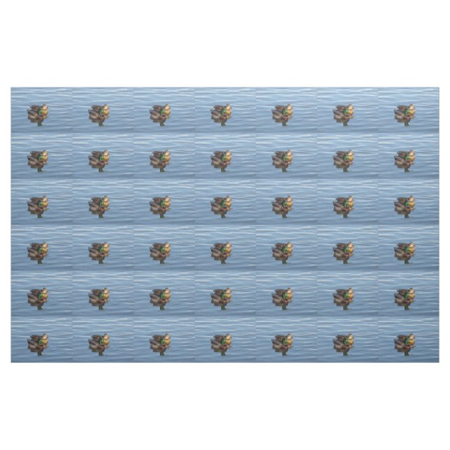 Mallard Duck Couple Fabric (Fat Quarter)
