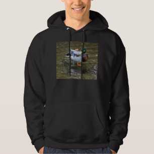 Mallard Duck/Creek Cotton Hooded Sweatshirt