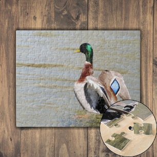 Mallard Duck Diamond Jigsaw Puzzle