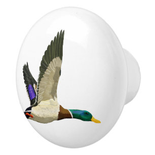 Mallard Duck DIY Ceramic Knob