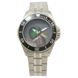 Mallard Duck Drake Stainless Steel Men's Watch