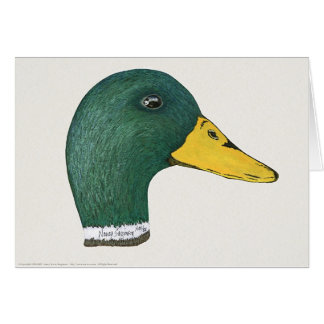 Mallard Duck (Drake), Watercolor Cards