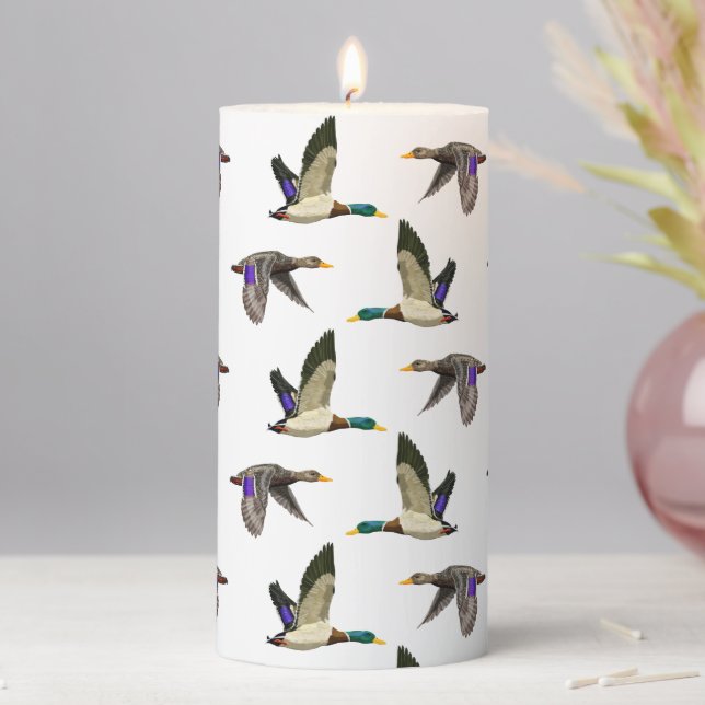 Mallard Duck Enthusiasts  Pillar Candle (In Situ)