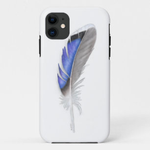 Mallard Duck Feather Watercolor Painting iPhone 11 Case