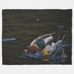 MALLARD DUCK FLEECE BLANKET