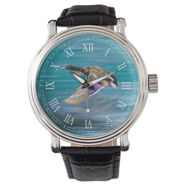Mallard duck flying watch (Front)