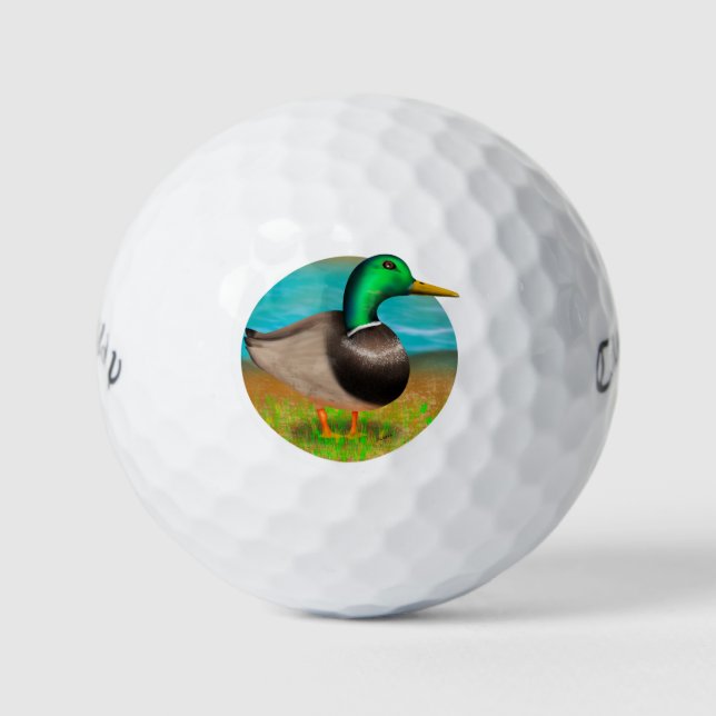Mallard Duck Golf Balls (Front)