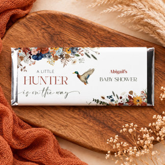 Mallard Duck Hunter Baby Shower Hershey Bar Favors