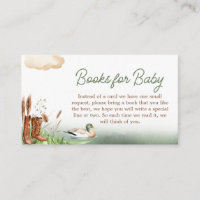 Mallard Duck Hunting Baby Shower Books for Baby