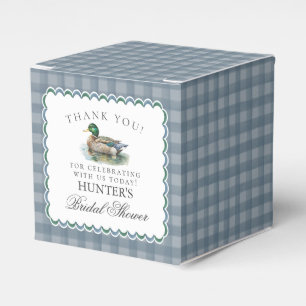 Mallard Duck Hunting Bridal Shower Favor Boxes