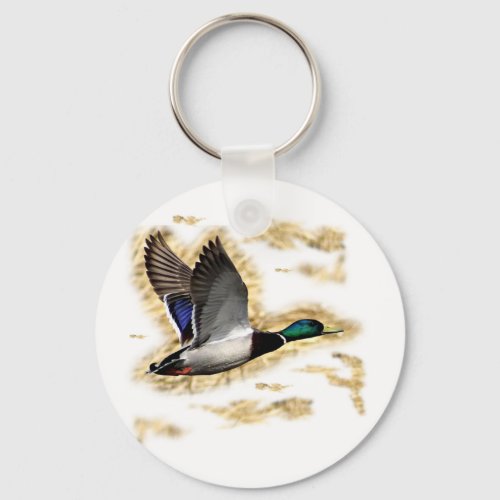 Mallard Duck Hunting Keychain