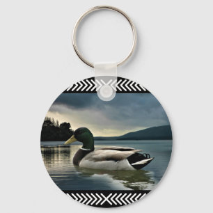 Mallard Duck Lake Keychain