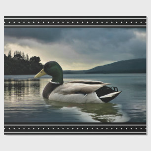 Mallard Duck Lake Wrapping Paper