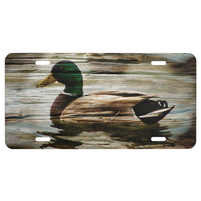 Mallard Duck License Plate (Front)