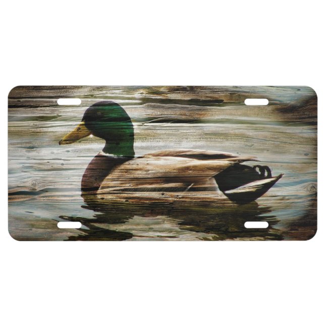 Mallard Duck License Plate (Front)