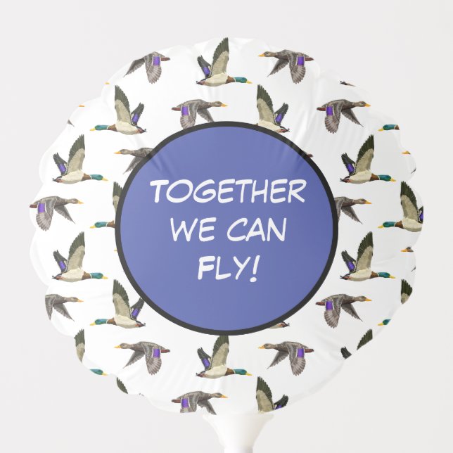 Mallard Duck Lovers  Balloon (Front)