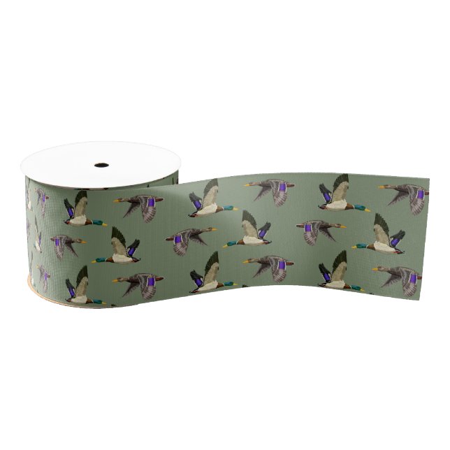 Mallard Duck Lovers  Grosgrain Ribbon (Spool)