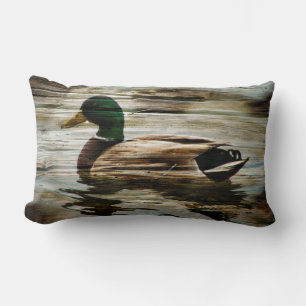 Mallard Duck Lumbar Pillow