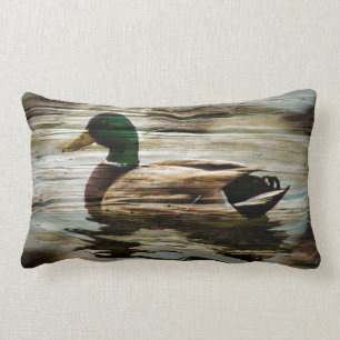 Mallard Duck Lumbar Pillow