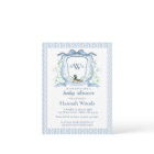 Mallard Duck Monogram Crest Baby Shower