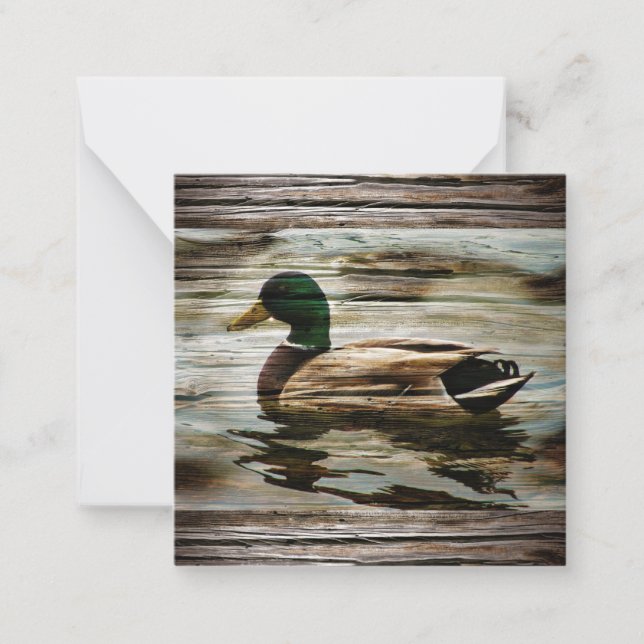 Mallard Duck Note Card (Front)