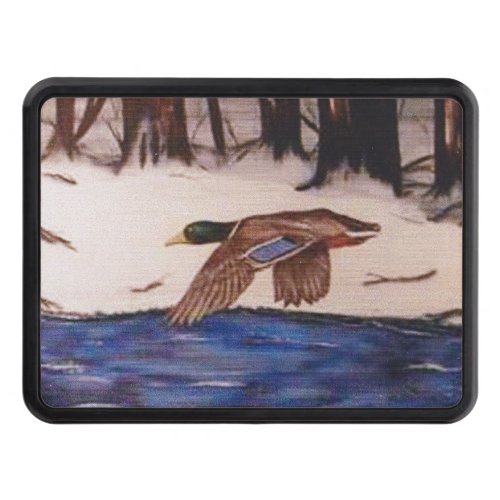 Mallard Duck on a Mission Hitch Cover