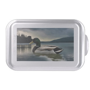 Mallard Duck On The Lake Cake Pan