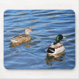 Mallard Duck Pairs Symbolize Love and Commitment Mouse Pad