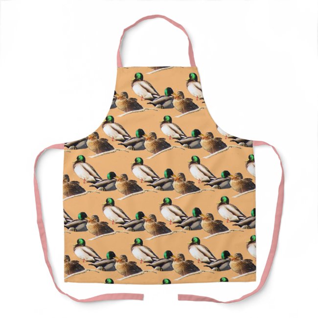 Mallard Duck Pattern Apron