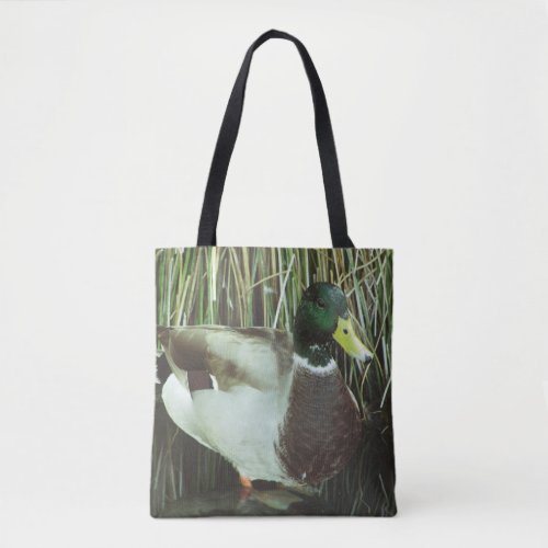 Mallard Duck Photo Lake Wildlife Bird Nature Tote Bag