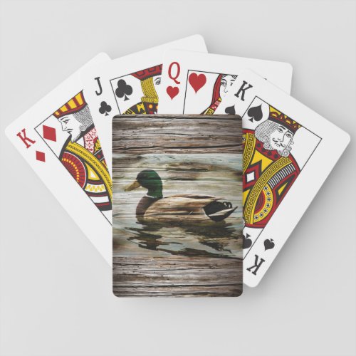 Mallard Duck Poker Cards