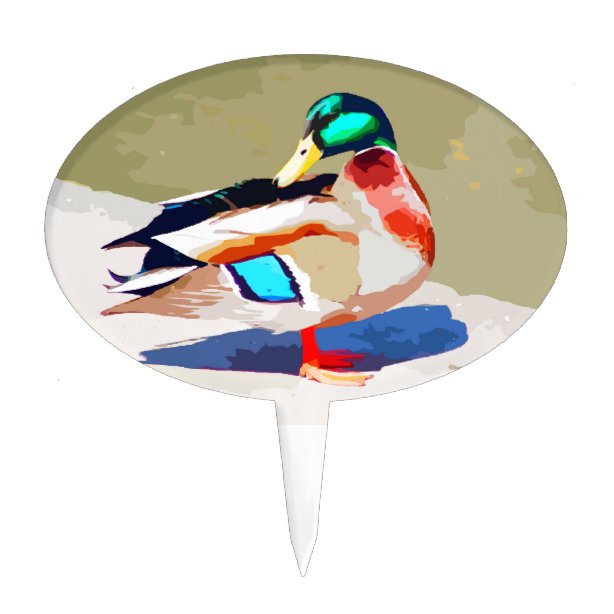 Mallard Duck Cake Toppers | Zazzle