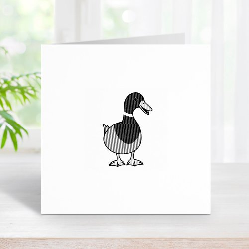 Mallard Duck Rubber Stamp